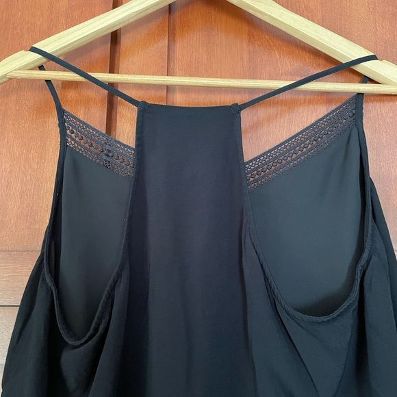 Greylin Black Crochet Camisole Tank Top Size Large - Picture 6 of 9